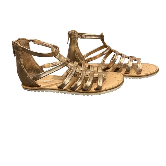 Girls size 12 Cat and Jack rose gold sandal - Picture 2 of 5